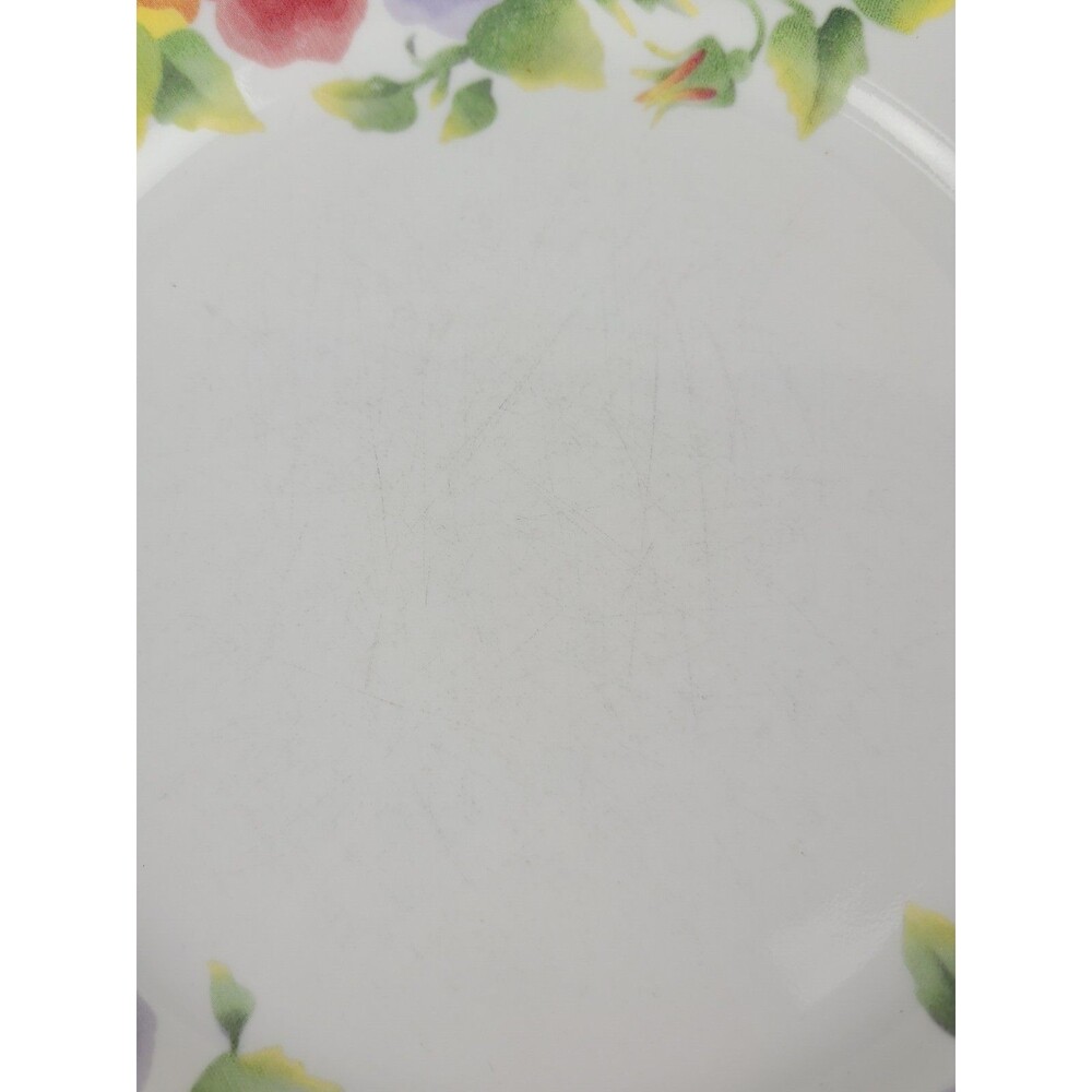 VINTAGE Corelle SUMMER BLUSH PANSY Dinner Plate 10 1/4" - Picture 2 of 3